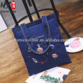 Forme a denim la lona ocasional la bolsa de asas